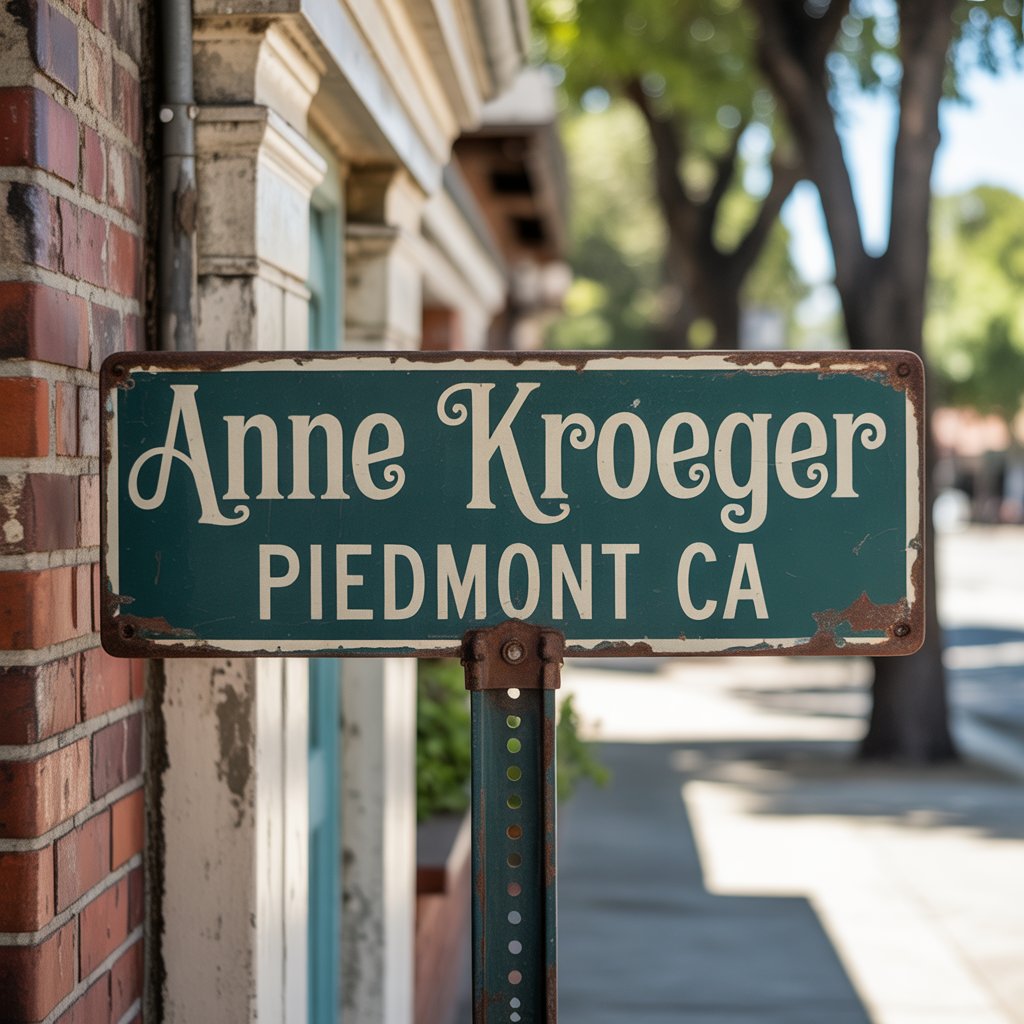 Anne Kroeger Piedmont CA: The Enduring Legacy of a Community Icon